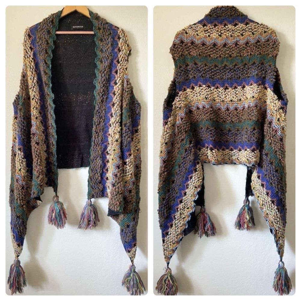 Boho Textured Knit Vest